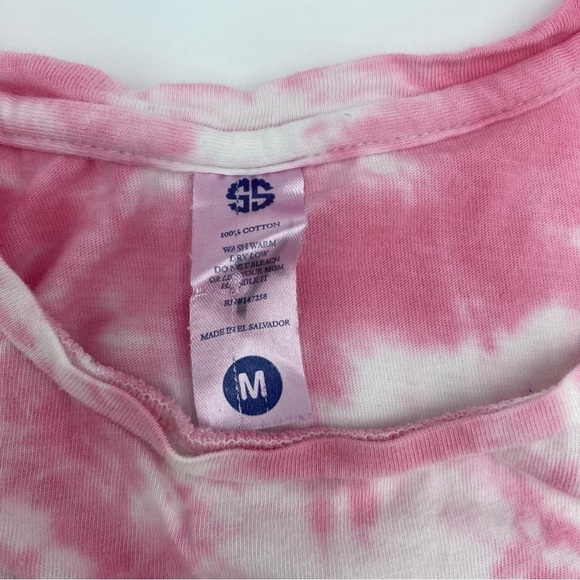 Simply Southern Pink Tie Dye With Seahorses Womens Tank Top Size Medium - Picture 4 of 4